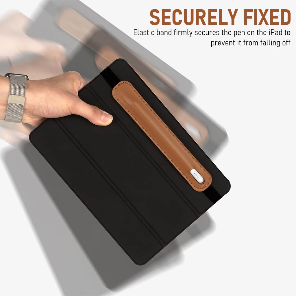 ZORBES For Apple Pencil Cover, For Apple Pencil Case Compatible 1st & 2nd Generation, For Apple Pencil Holder PU Leather Pouch Pencil Sleeve, Elastic Band Fit iPad 8th 7th Mini 5th/Notebook/Tablets ZORBES For Apple Pencil Cover, For Apple Pencil Case Compatible 1st & 2nd Generation, For Apple Pencil Holder PU Leather Pouch Pencil Sleeve, Elastic Band Fit iPad 8th 7th Mini 5th/Notebook/Tablets